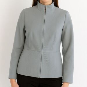 Louis Feraud Virgin Wool Blazer Jacket Large